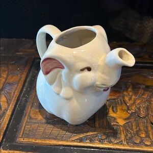 Charming Elephant Cream Pitcher Shawnee 1930-1940